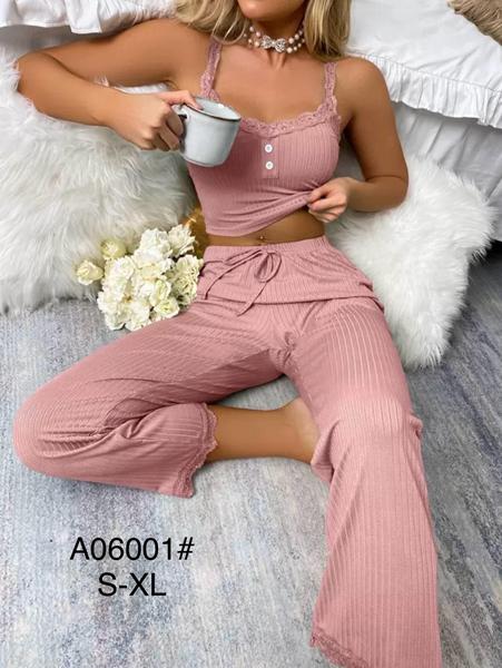 Пижама Brilliant (42-48) A06001 powder (лето)