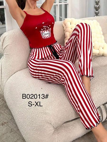 Пижама Brilliant (42-48) B02013 red (лето)