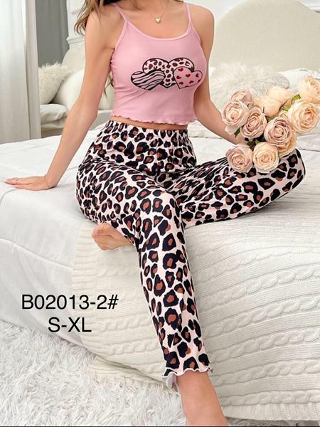 Пижама Brilliant (S-XL) B02013-2 pink (лето)