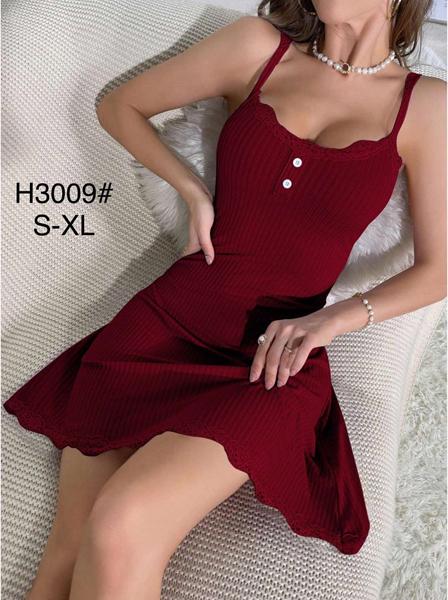 Ночнушка Brilliant (S-XL) H3009 wine (лето)