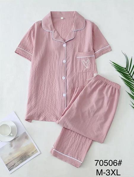 Ночнушка Brilliant (M-3XL) 70506 powder (лето)