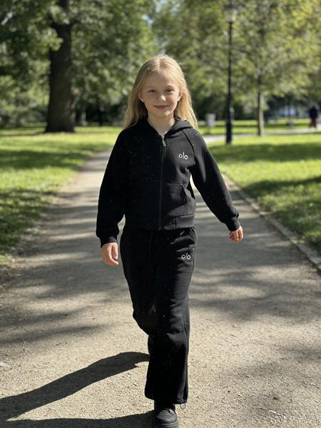 Костюм спорт Yalisi (120-170) 5843 black (деми)