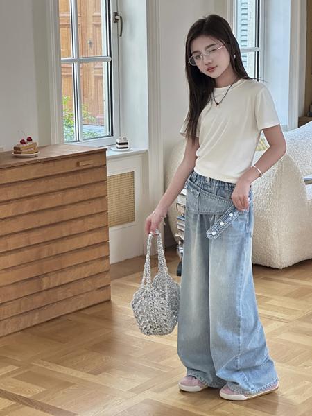 Джинсы Yalisi (120-170) 9030 l.blue (деми)