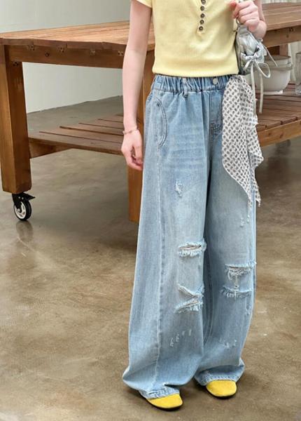 Джинсы Yalisi (120-170) 9082 l.blue (деми)