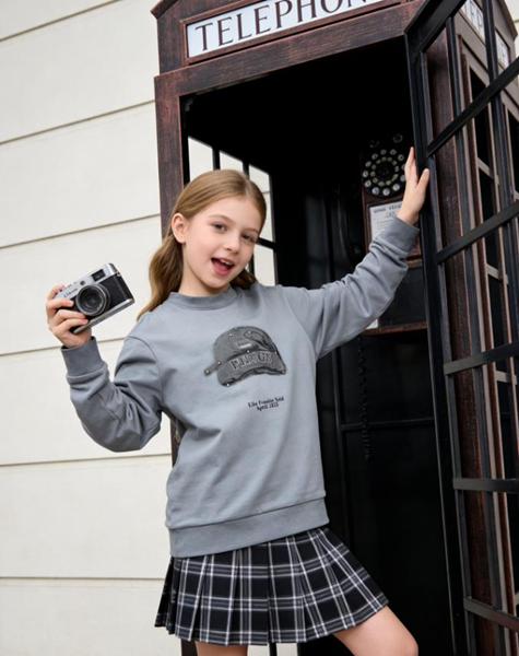 Свитер Yalisi (120-170) 99103 grey (деми)