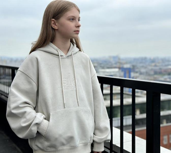 Худи Yalisi (150-180) UT8059 l.beige (деми)