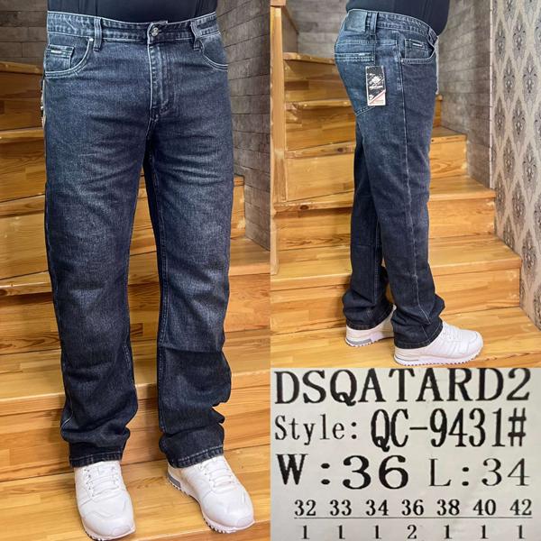 Джинсы God Baron (32-42) QC-9431 blue (деми)