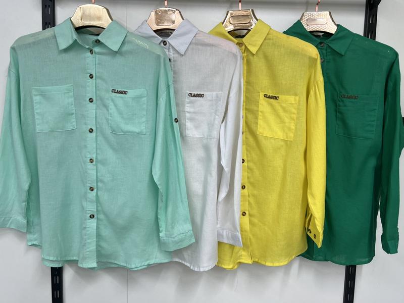 Рубашка DGMD (S-XL) 18552277 yellow (деми)