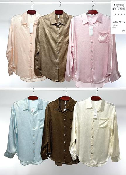 Рубашка DGMD (S-2XL) 3011 pink (деми)