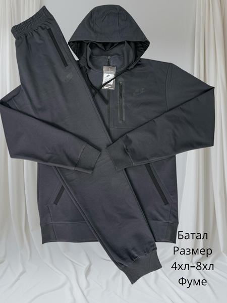 Костюм спорт Hai (4XL-8XL) H1012 d.grey (деми)