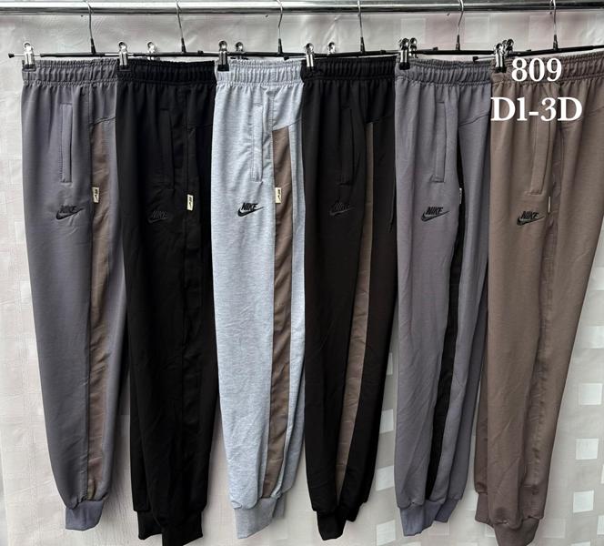 Штаны спорт Shon (42-50) S2344 brown (деми)