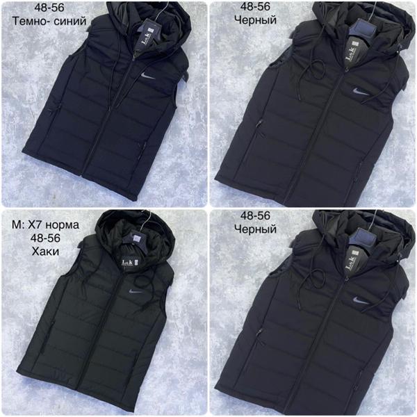 Жилетка Shon (48-56) X7 khaki (деми)