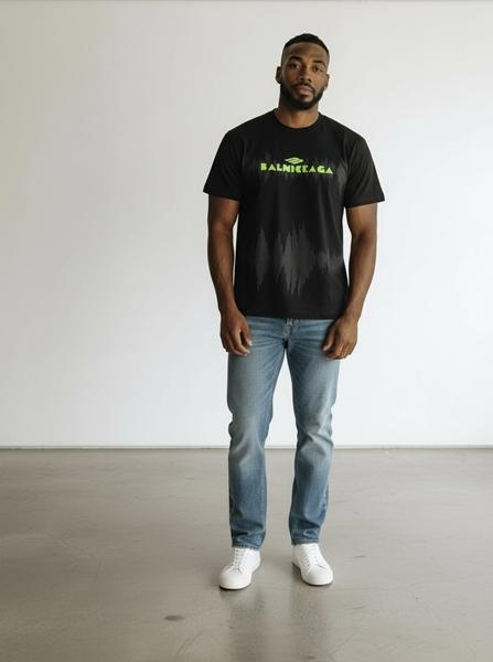 Футболка 2BRO (M-3XL) 26007 black (лето)