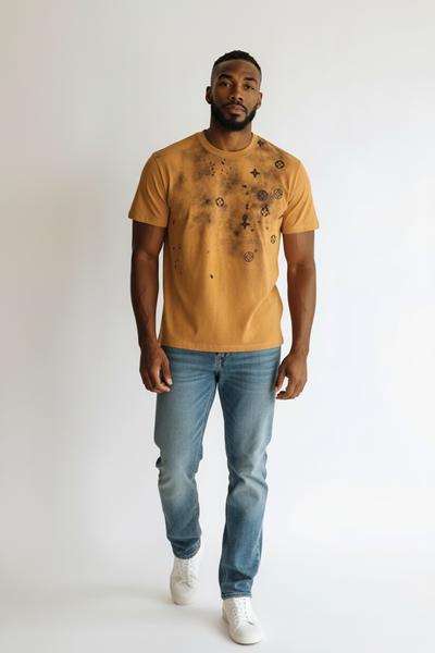 Футболка 2BRO (M-3XL) 26102 orange (лето)