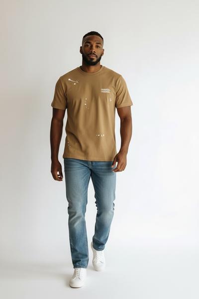 Футболка 2BRO (M-3XL) 5522 beige (лето)