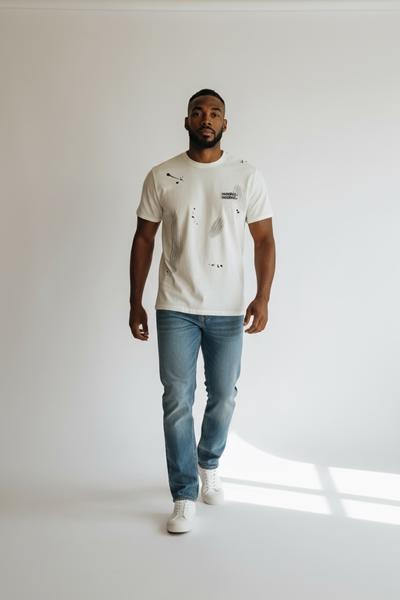 Футболка 2BRO (M-3XL) 5522 white (лето)