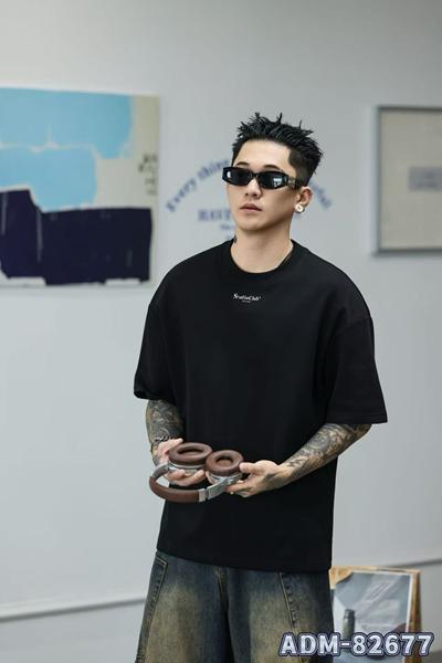 Футболка 2BRO (M-3XL) 82677 black (лето)