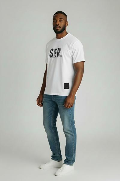 Футболка 2BRO (M-3XL) BR914 white (лето)