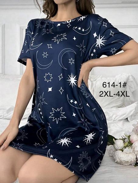 Туника Brilliant (52-56) 614-1 navy (лето)