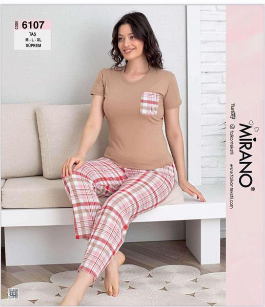 Пижама Disneyopt (2XL-4XL) DS445-6107 beige (лето)