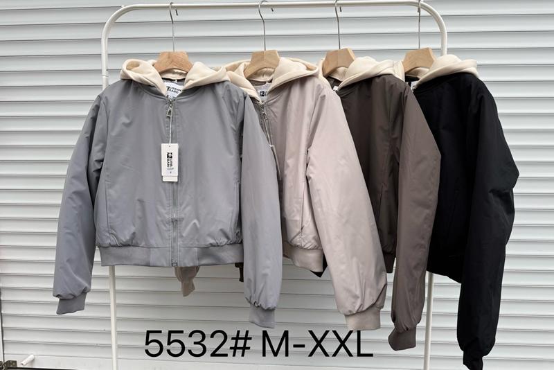 Куртка Style Nadezhda (M-2XL) 5532 grey (деми)