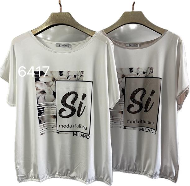 Футболка Style Nadezhda (M-3XL) 6417 white (лето)