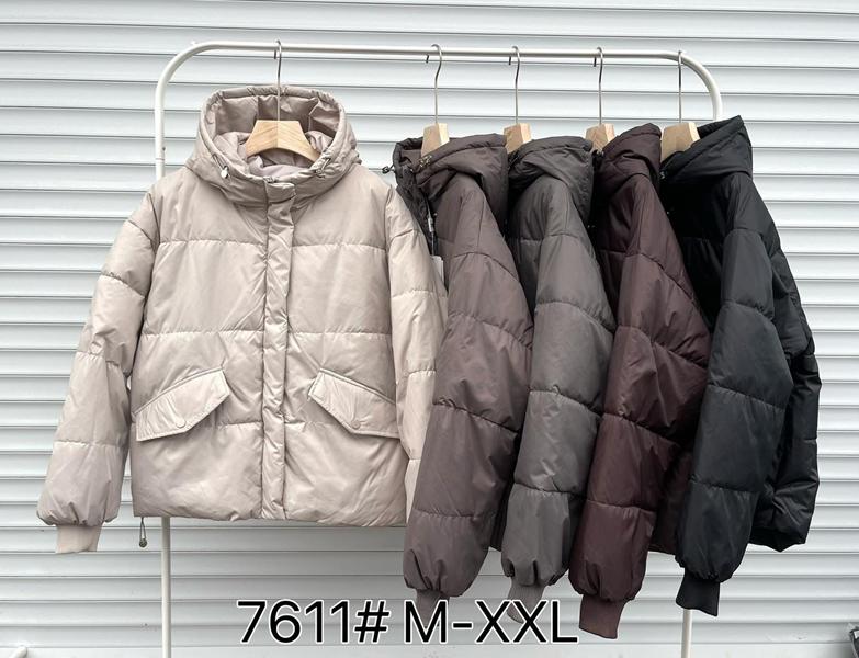 Куртка Style Nadezhda (M-2XL) 7611 black (деми)