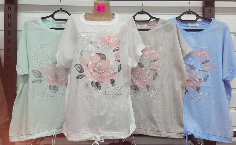 Футболка Style Nadezhda (XL-4XL) 7815 white (лето)