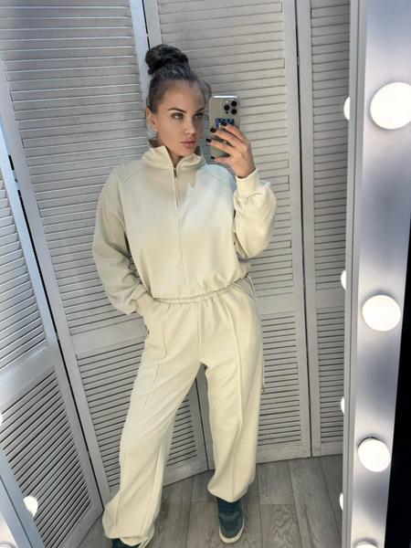 Костюм спорт Style Nadezhda (M-L) 8051 beige (деми)