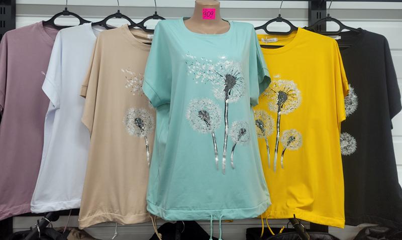 Футболка Style Nadezhda (2XL-5XL) 909 white (лето)