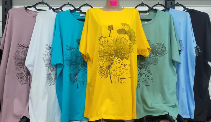 Футболка Style Nadezhda (60-64) 9813 mix (лето)