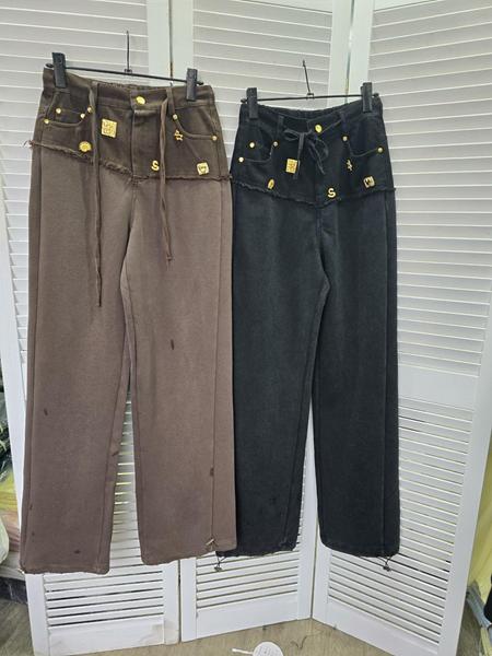 Штаны Style Nadezhda (M-L) SN157 brown (деми)