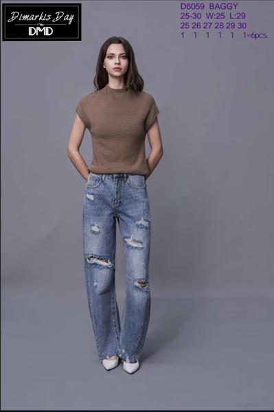 Джинсы Jeans Club (25-30) 6059 l.blue (деми)
