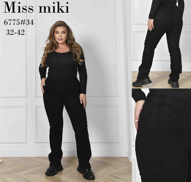 Джинсы Jeans Club (32-42) 6775 black (деми)