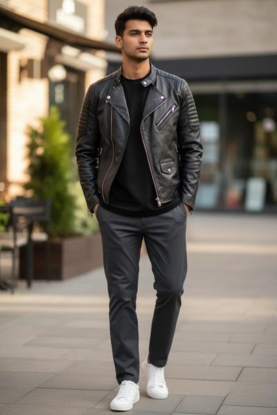 Куртка LiOpt (48-60) L03 black (деми)