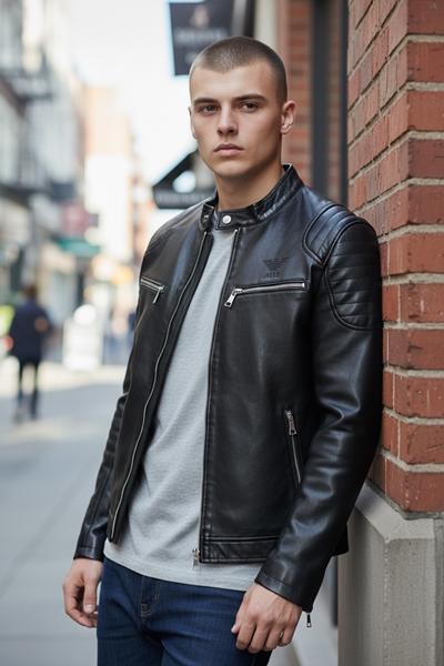 Куртка LiOpt (48-60) L06 black (деми)