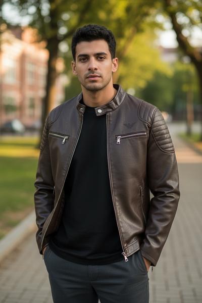 Куртка LiOpt (48-60) L07 brown (деми)