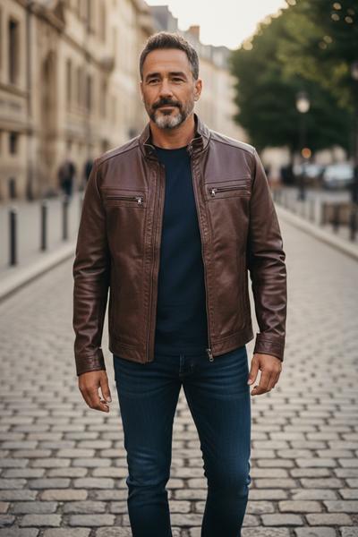 Куртка LiOpt (48-60) L14 brown (деми)