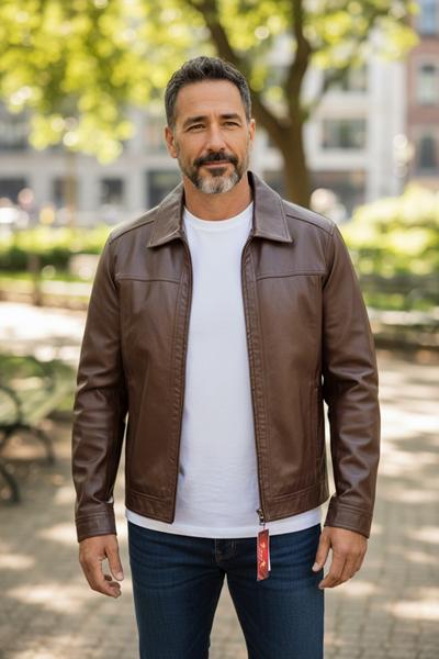 Куртка LiOpt (48-60) L19 brown (деми)