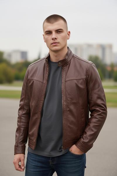 Куртка LiOpt (48-60) L26 brown (деми)