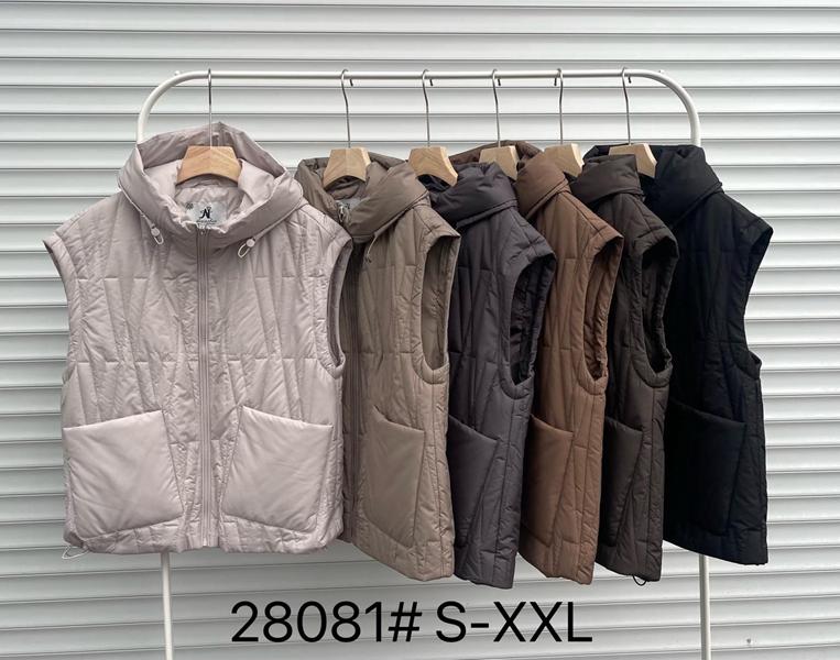 Жилетка DGMD (S-2XL) 28081 d.grey (деми)