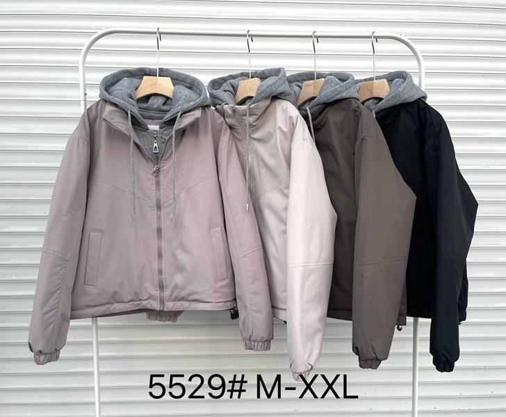 Куртка DGMD (M-2XL) 5529 milk (деми)