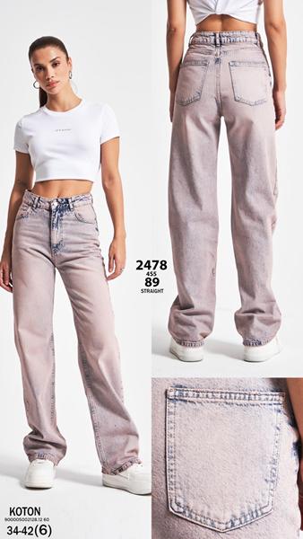 Джинсы Maxim Jeans (34-42) 2478-89 l.grey (деми)