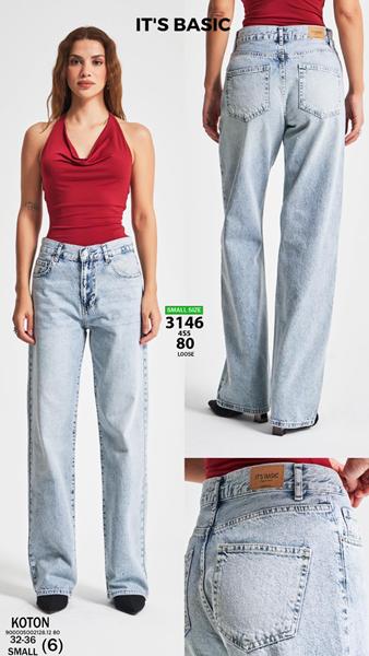 Джинсы Maxim Jeans (32-36) 3146-80 l.blue (деми)