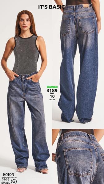 Джинсы Maxim Jeans (32-36) 3189-2 navy (деми)