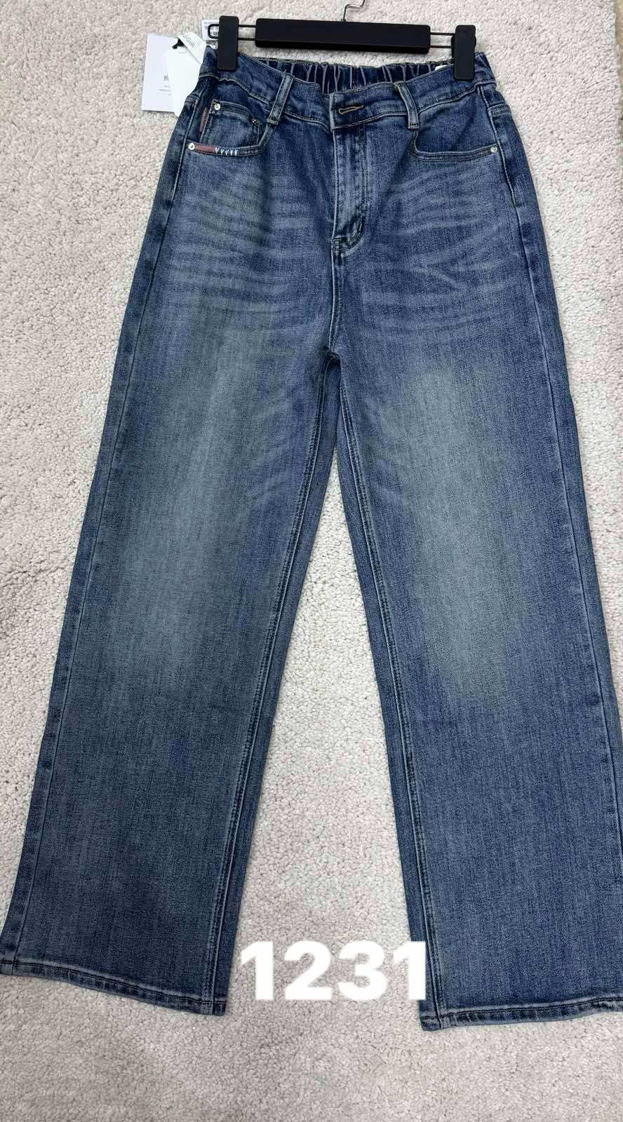 Джинсы DIVO (30-40) 1231 l.blue (деми)