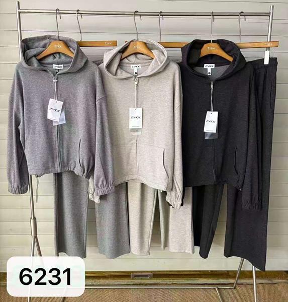 Костюм спорт DIVO (S-L) 6231 grey (деми)