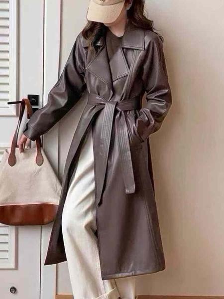 Плащ DIVO (M-XL) DV118 brown (деми)