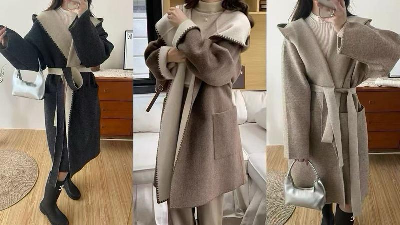 Пальто DIVO (one size) DV12 beige (деми)