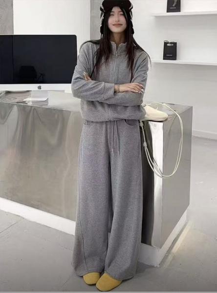 Костюм спорт DIVO (L-XL) DV18 d.grey (деми)